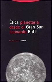 Cover of: Etica Planetaria Desde El Gran Sur by Leonardo Boff