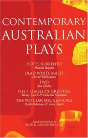 Cover of: Contemporary Australian Plays by Ron Elisha