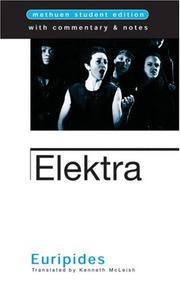 Cover of: Elektra by Euripides