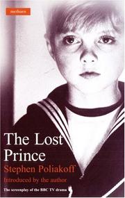 Cover of: The  Lost Prince (Methuen Screenplay) by Stephen Poliakoff