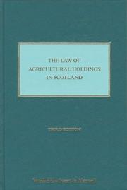 Cover of: The Law of Agricultural Holdings in Scotland (Greens Practice Library)