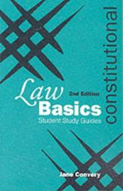 Cover of: Constitutional Law (Green's Law Basics)