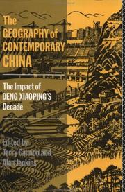 Cover of: The Geography of Contemporary China by Terry Cannon