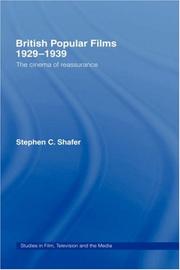 Cover of: British popular films, 1929-1939 by Stephen C. Shafer