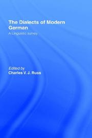 The Dialects of Modern German by Charles Russ