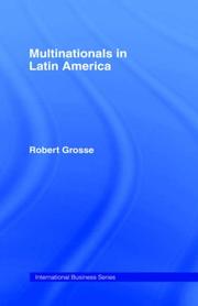 Cover of: Multinationals in Latin America