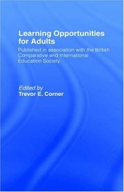 Cover of: Learning opportunities for adults