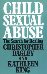 Cover of: Child sexual abuse: the search for healing