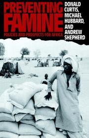 Cover of: Preventing famine: policies and prospects for Africa