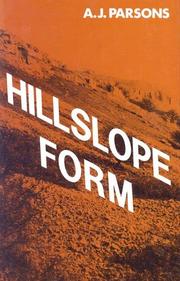 Hillslope form by A. J. Parsons