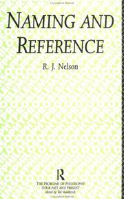 Cover of: Naming and reference: the link of word to object