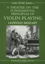 Versuch einer gründlichen Violinschule by Leopold Mozart