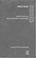 Cover of: Maltese (Descriptive Grammars)