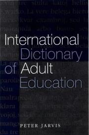 Cover of: An international dictionary of adult and continuing education