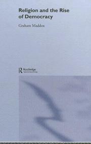 Cover of: Religion and the rise of democracy