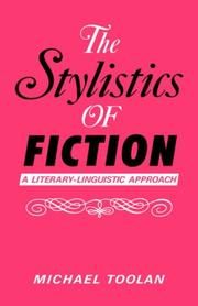 Cover of: The stylistics of fiction by Michael J. Toolan