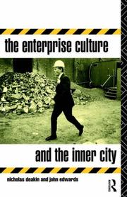 Cover of: The enterprise culture and the inner city