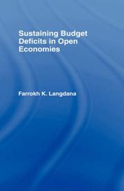 Cover of: Sustaining budget deficits in open economies
