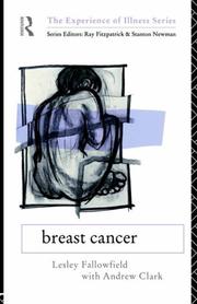 Cover of: Breast Cancer (The Experience of Illness Series)