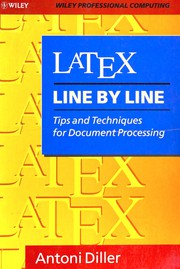 Cover of: LATEX line by line by Antoni Diller