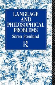 Cover of: Language and philosophical problems