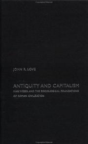 Antiquity and capitalism by John R. Love