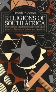 Cover of: Religions of South Africa by David Chidester