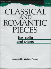 Cover of: Classical and Romantic Pieces for Cello