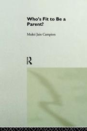Cover of: Who's fit to be a parent?