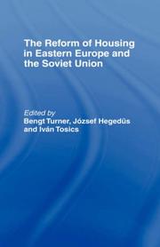 Cover of: The Reform of housing in Eastern Europe and the Soviet Union