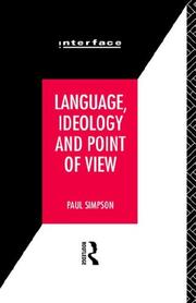 Cover of: Language, ideology, and point of view