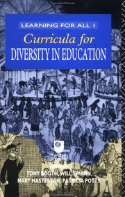Cover of: Curricula for diversity in education by edited by Tony Booth ... [et al.].