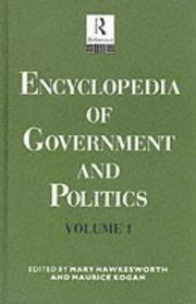 Cover of: Encyclopedia of Government and Politics, Volume 1