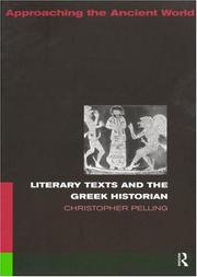 Cover of: Literary texts and the Greek historian