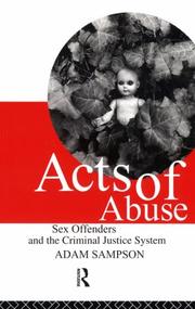 Cover of: Acts of Abuse | Adam Sampson
