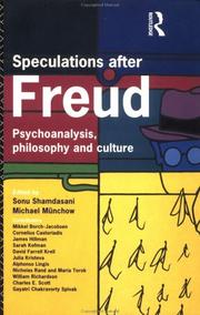 Cover of: Speculations After Freud by S. Shamdasani
