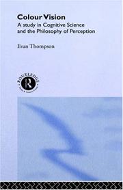 Cover of: Colour Vision by Evan Thompson, Evan Thompson