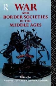 Cover of: War and Border Societies by A. Goodman