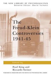 Cover of: The Freud-Klein Controversies (New Library of Psychoanalysis) by Pearl King