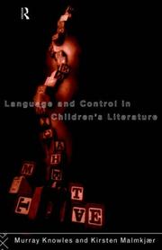 Language and control in children's literature by Murray Knowles