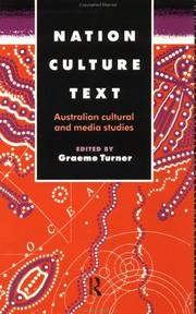 Cover of: Nation, Culture, Text: Australian Cultural and Media Studies (Communication and Society)