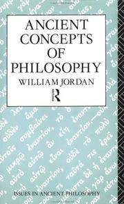 Cover of: Ancient Concepts of Philosophy (Issues in Ancient Philosophy)