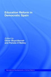 Cover of: Education reform in democratic Spain