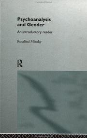 Cover of: Psychoanalysis and gender: an introductory reader
