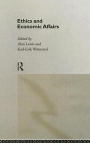 Cover of: Ethics and economic affairs