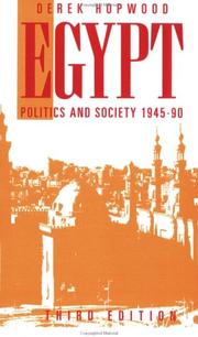 Cover of: Egypt, politics and society, 1945-1990