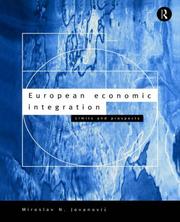 Cover of: European economic integration by Miroslav N. Jovanović