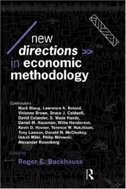 Cover of: New directions in economic methodology