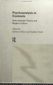 Cover of: Psychoanalysis in Contexts: Paths between Theory and Modern Culture