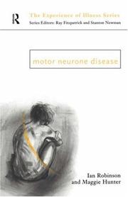 Cover of: Motor neurone disease by Robinson, Ian